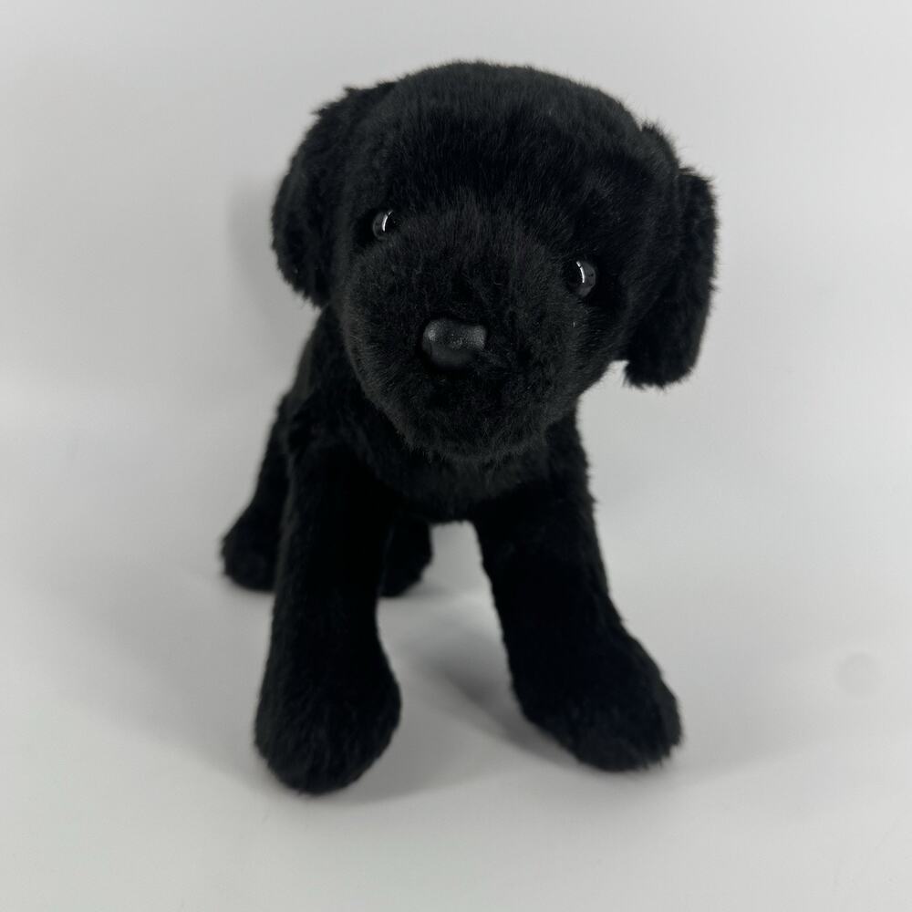 Douglas Cuddle Toy Brewster Black Lab Labrador Retriever Puppy Plush #1883